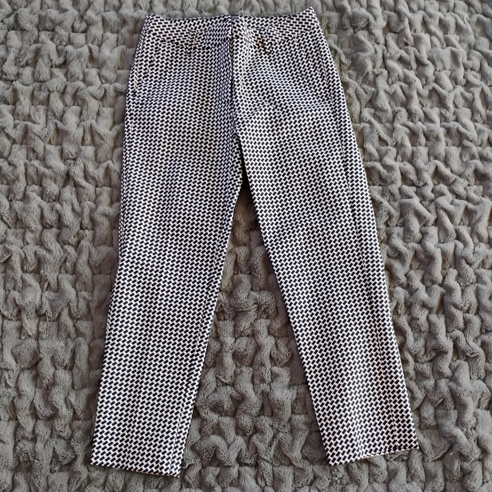 NWOT Tommy Hilfiger Weave Pattern Slim Crop Pants